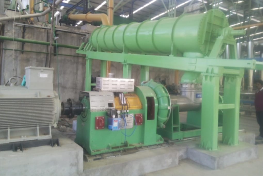 Sistema de Dispersao Pressurizado a Quente - Vista Lateral